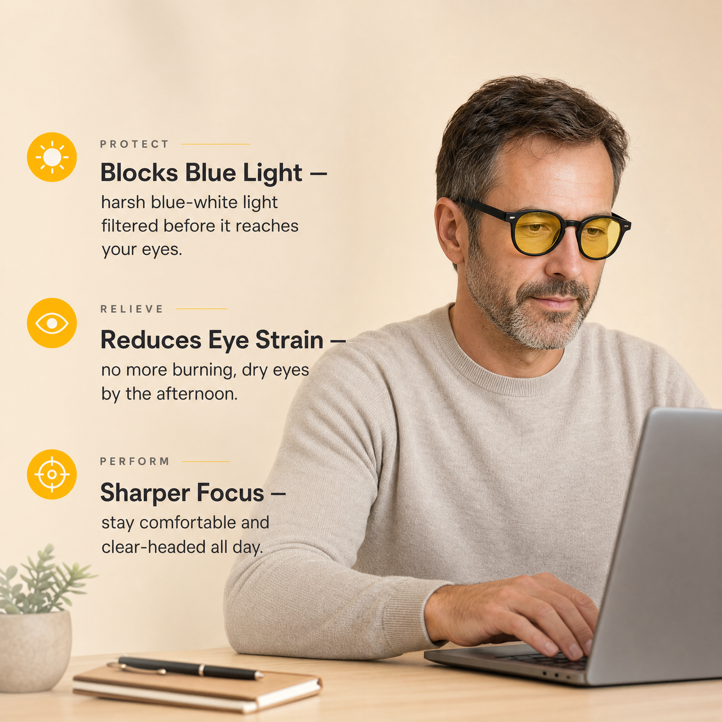 HiLense™ Daylight Computer Glasses